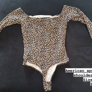 Cheetah print leotard